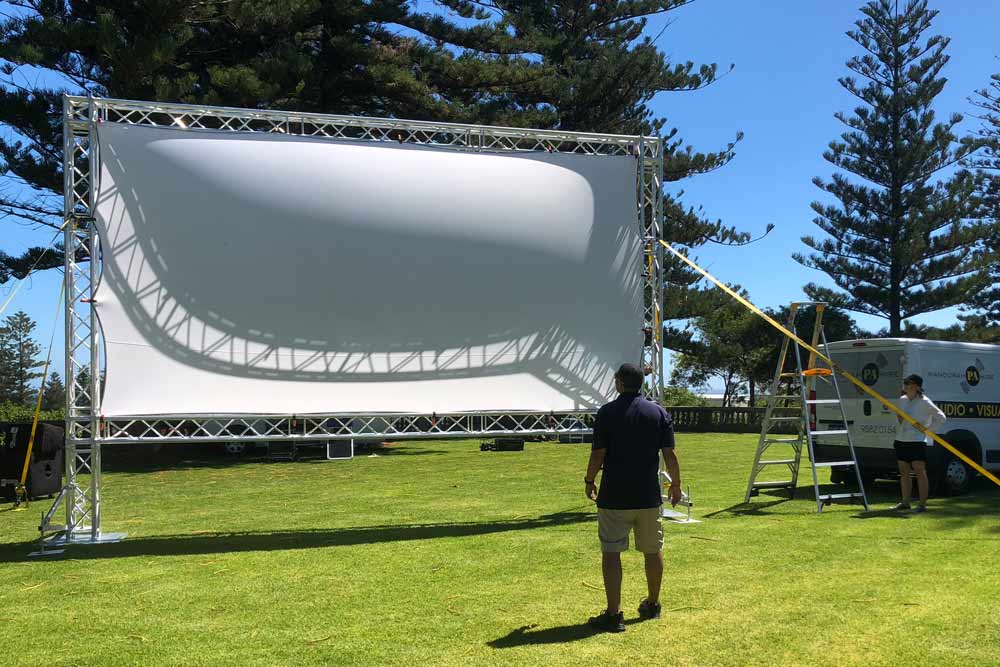 Outdoor Inflatable Cinema Screen Hire Perth